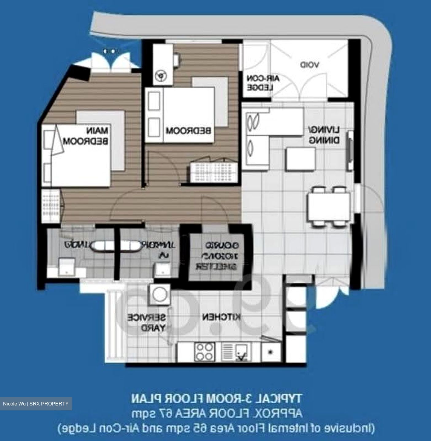 Blk 308B Punggol Walk (Punggol), HDB 3 Rooms #635739161